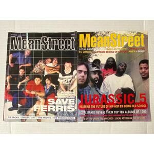 Pair MEAN STREET Magazine Save Ferris Misfits 311 Jurassic 5 Oct 1999 Jan 2000